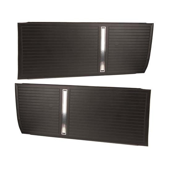 PUI Interiors D270 66 Fits Chevy II Nova SS Black Front Door Panels