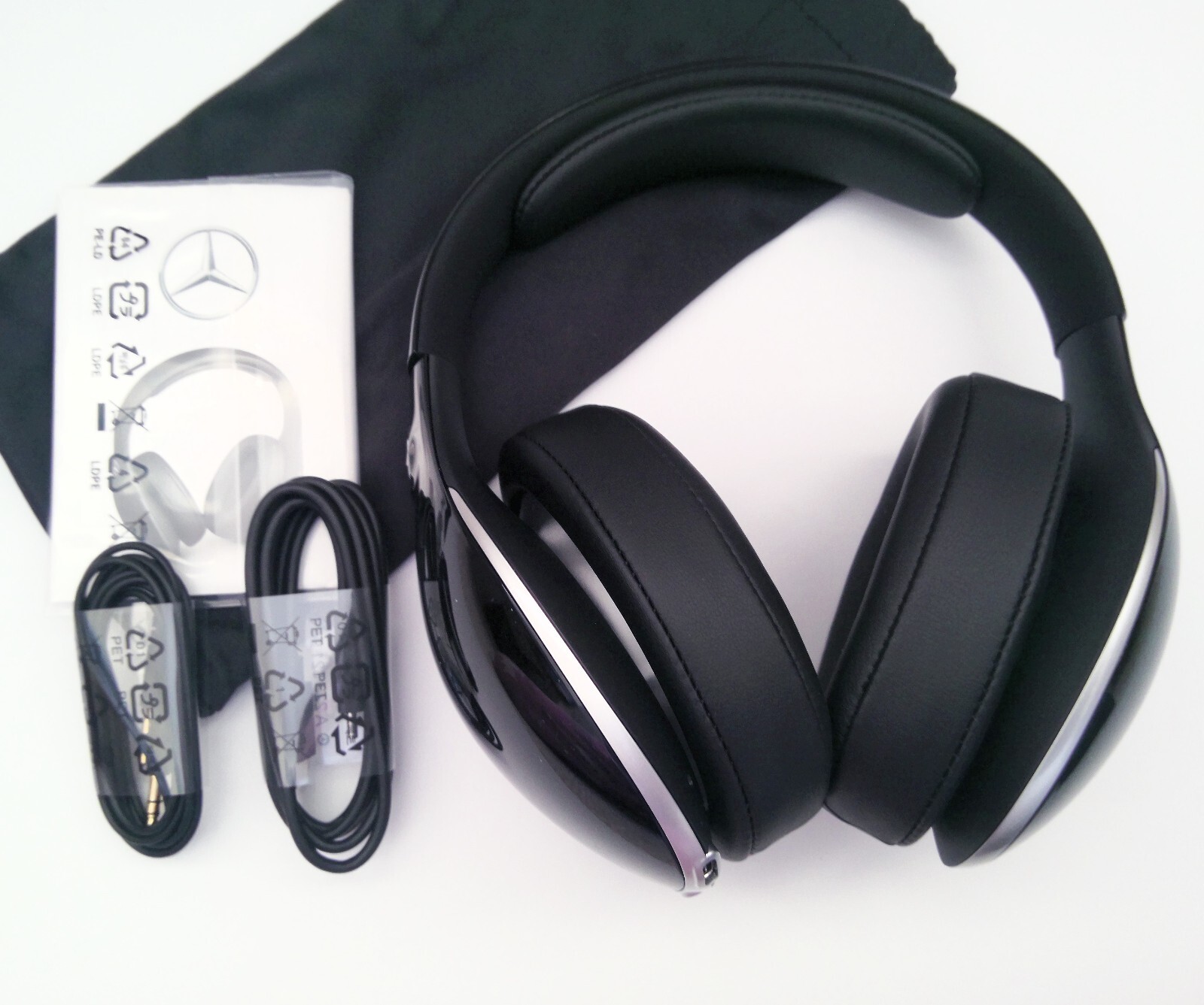 Premium Mercedes-Benz Wireless Headphones 3D Sound NC Genuine