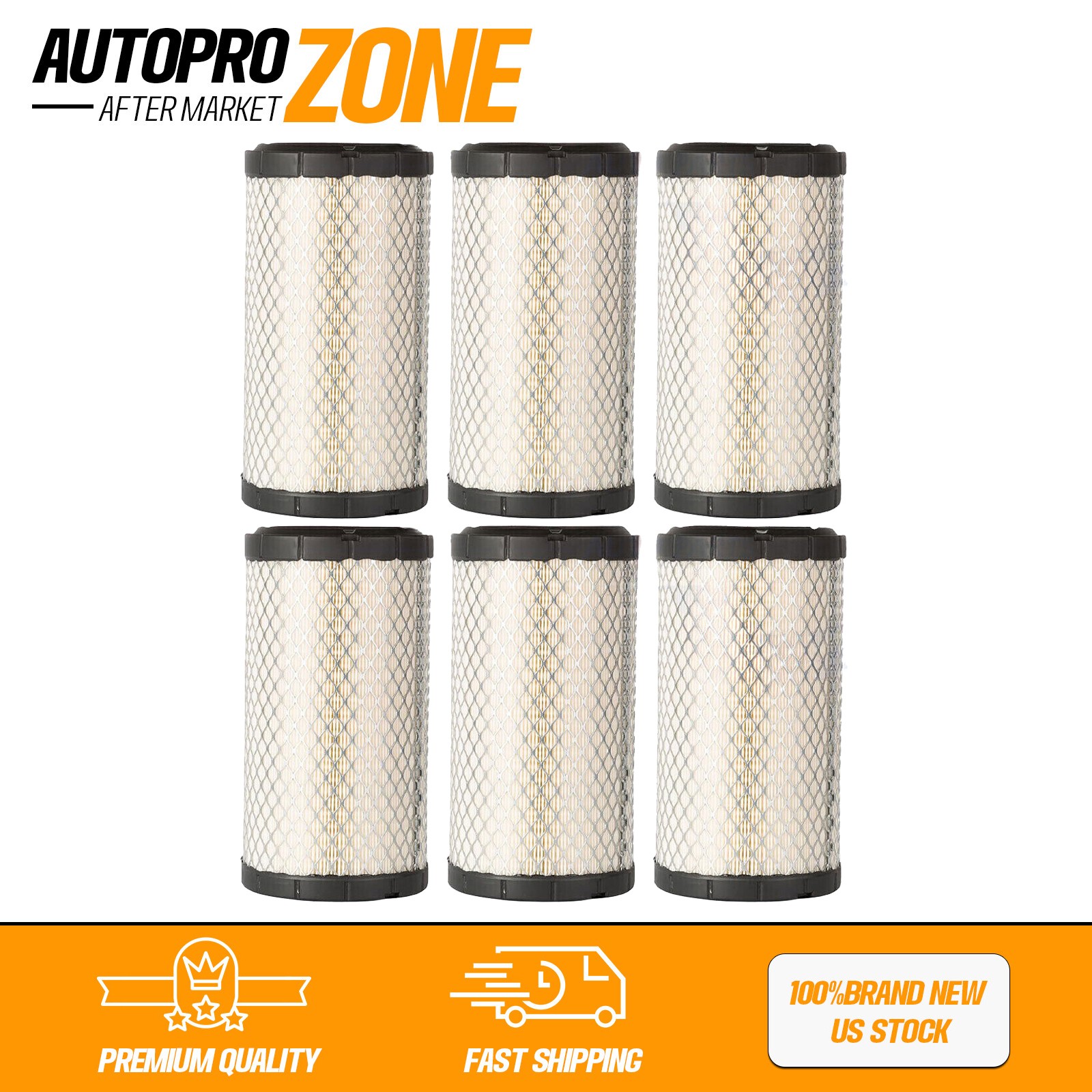 6x Air Filter For Can-Am 1000 800BRP Defender HD8 HD10 Maverick 715900394 16-21