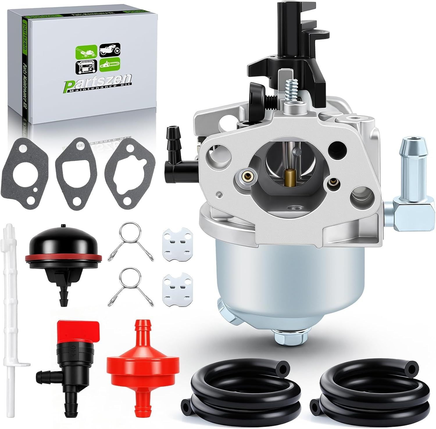 591154 592447 595785 Carburetor for Snowblower with Fuel Filter and Switch