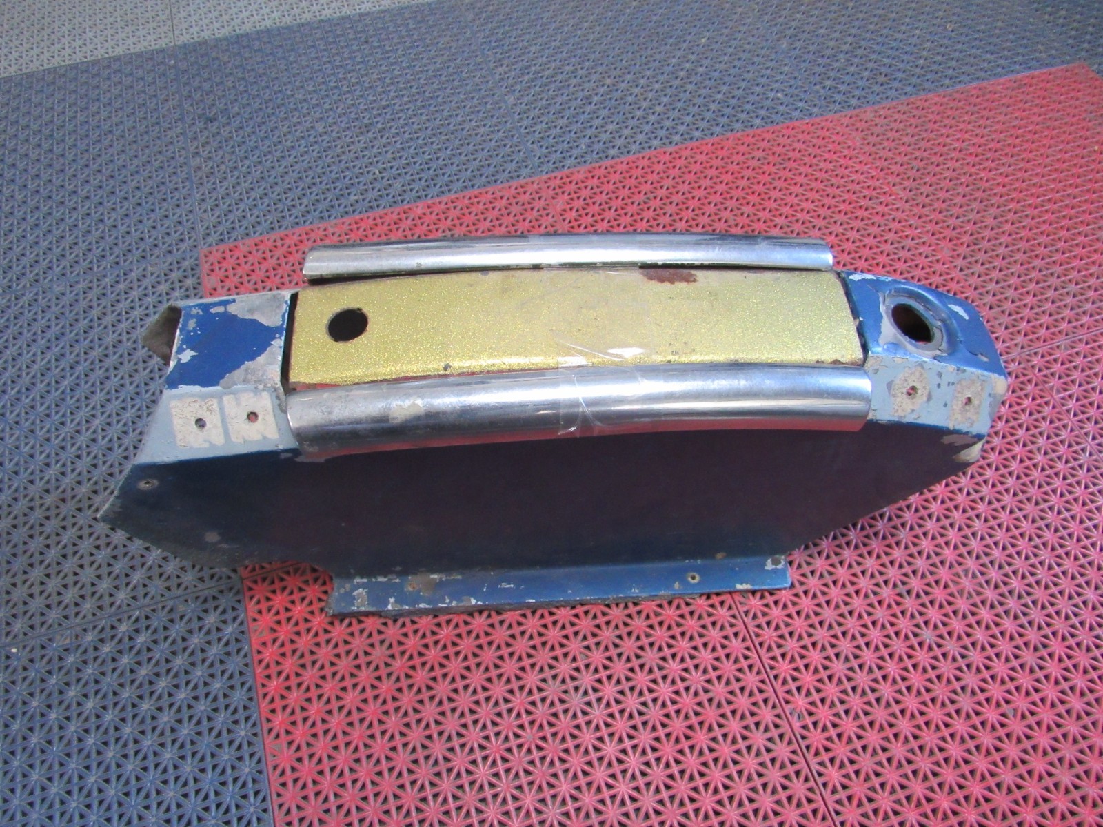 1958-1962 Corvette Glove Box Housing Assembly w/ Door & Side Trim Used