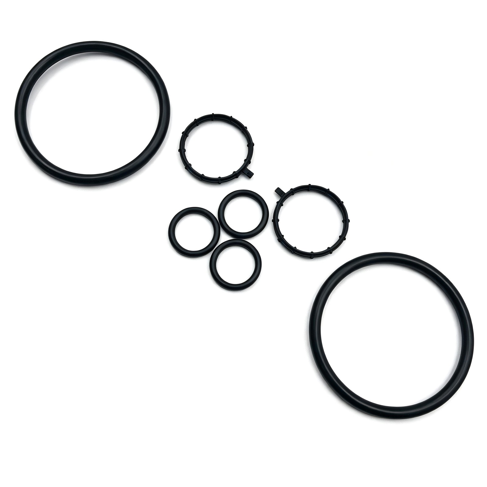 7Pcs Thermostat Housing Gasket Seal O-Ring FOR Porsche Cayenne 4.8T 2011-2017