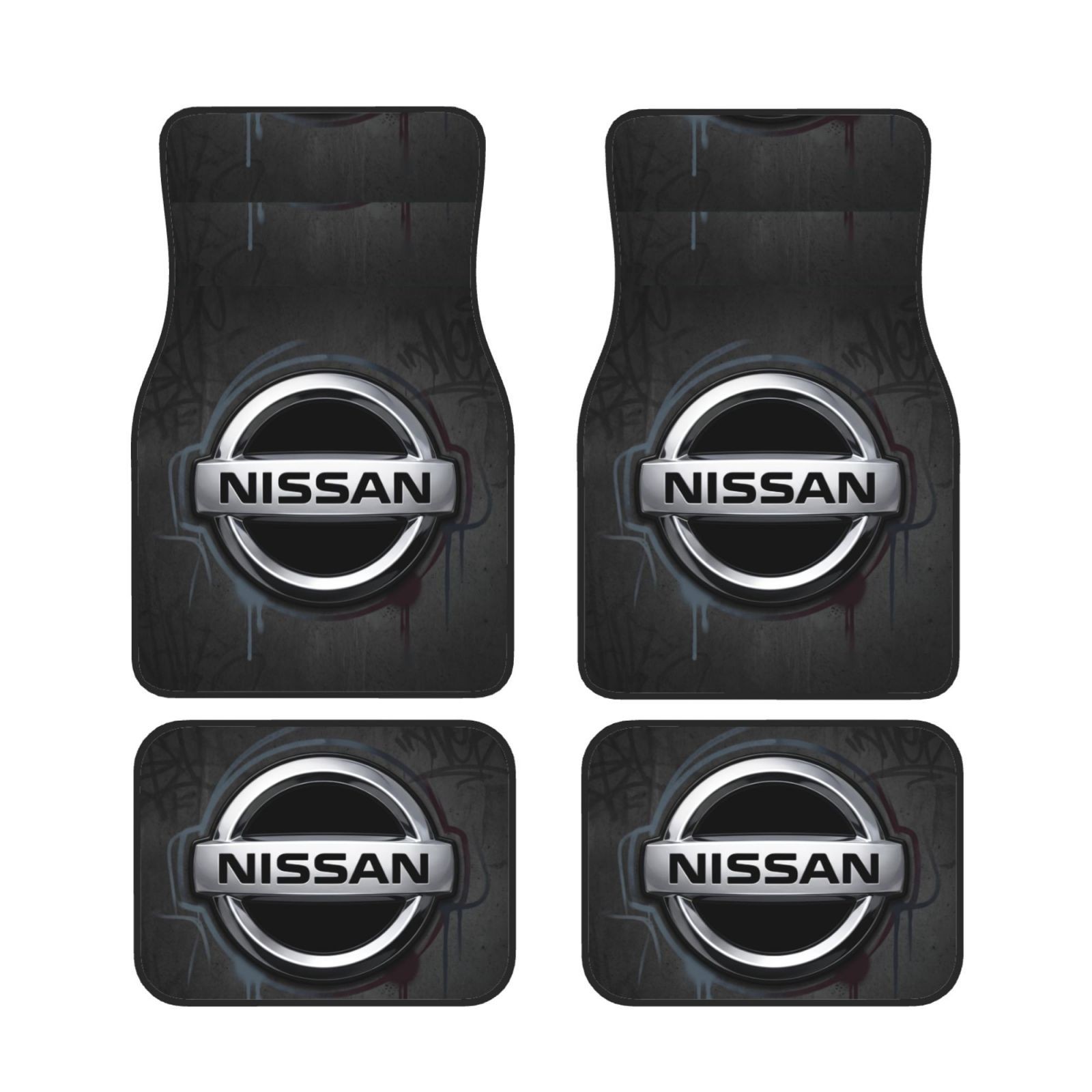 Nissan 4PCS Universal Car Floor Mats Auto Carpets Interior Trim Accessories