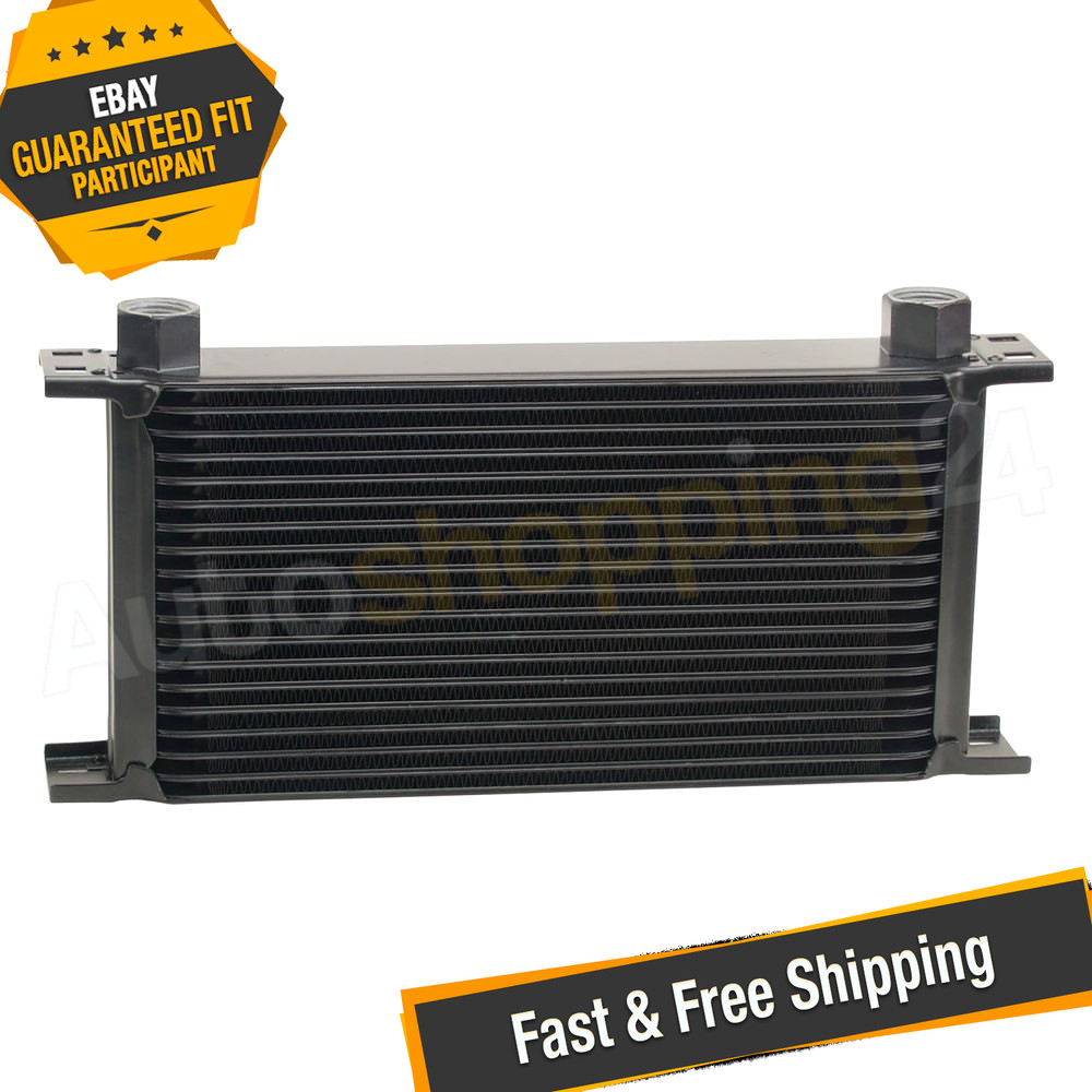 Derale 51978 19 Row Series 10000 Stack Plate Cooler, -10AN O-Ring Female