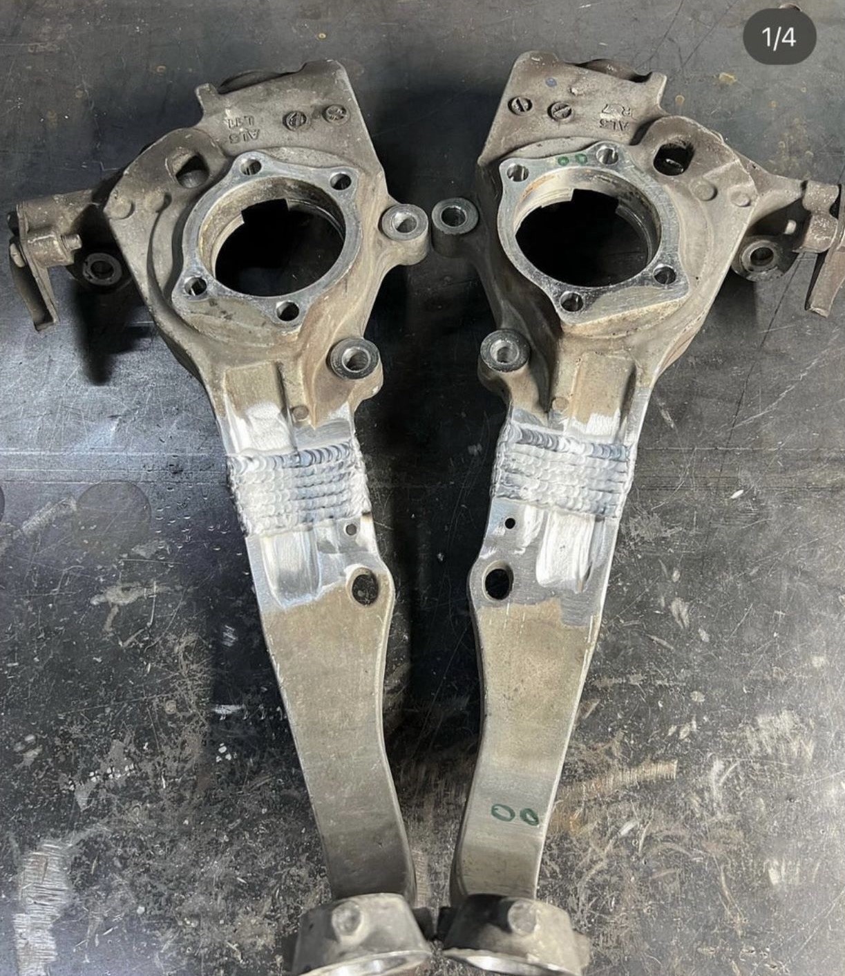 350z / g35 03- 06 tilted & shortened spindles (non AWD) 350z / g35 03- 06 tilted & shortened spindles (non AWD)