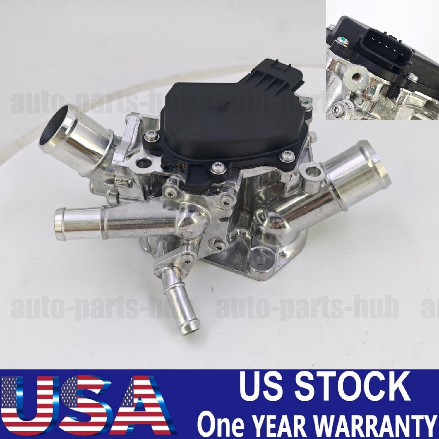 For 2016-2024 Nissan Armada Titan 5.6L Water Control Valve Thermostat Housing US