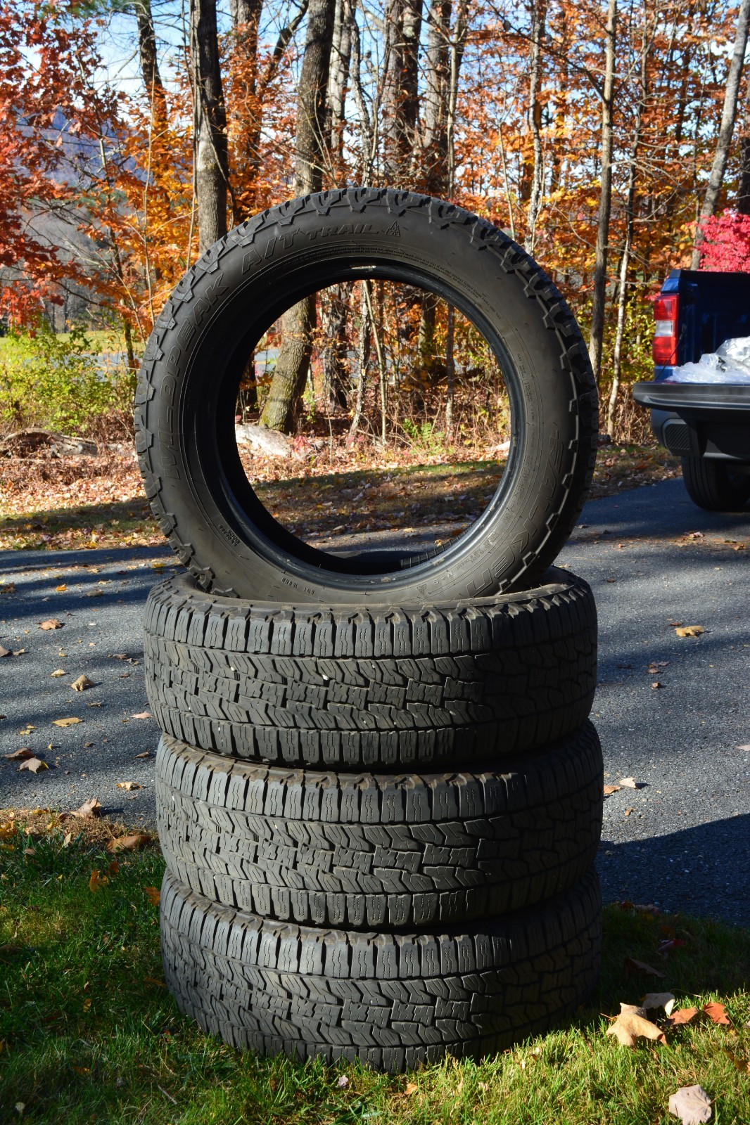 Falken Wildpeak Trail AT Tires 225/60R18 Set of 4 Used Low Milage 2 Years Usage Falken Wildpeak Trail AT Tires 225/60R18 Set of 4 Used Low Milage 2 Years Usage
