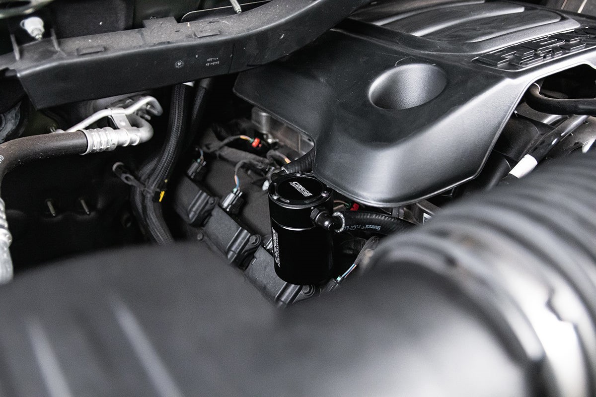 CORSA Aluminum Oil Catch Can for 2019-2024 Ram 1500 5.7L V8 New Body Style