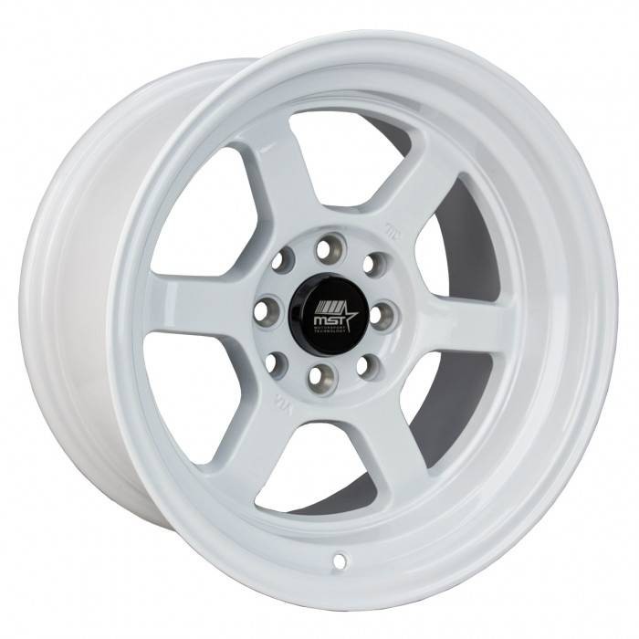 One 16x8 MST Time Attack 5x114.3 20 White Wheel Rim 73.1