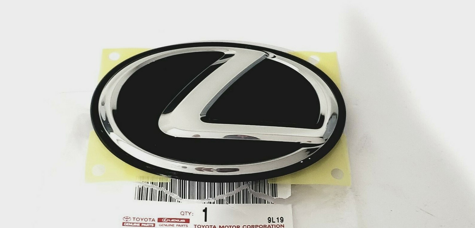 FITS 2007-2017 OEM NEW LEXUS LS460 BLACK REAR TRUNK EMBLEM 10 11 12 13 14 15 16 