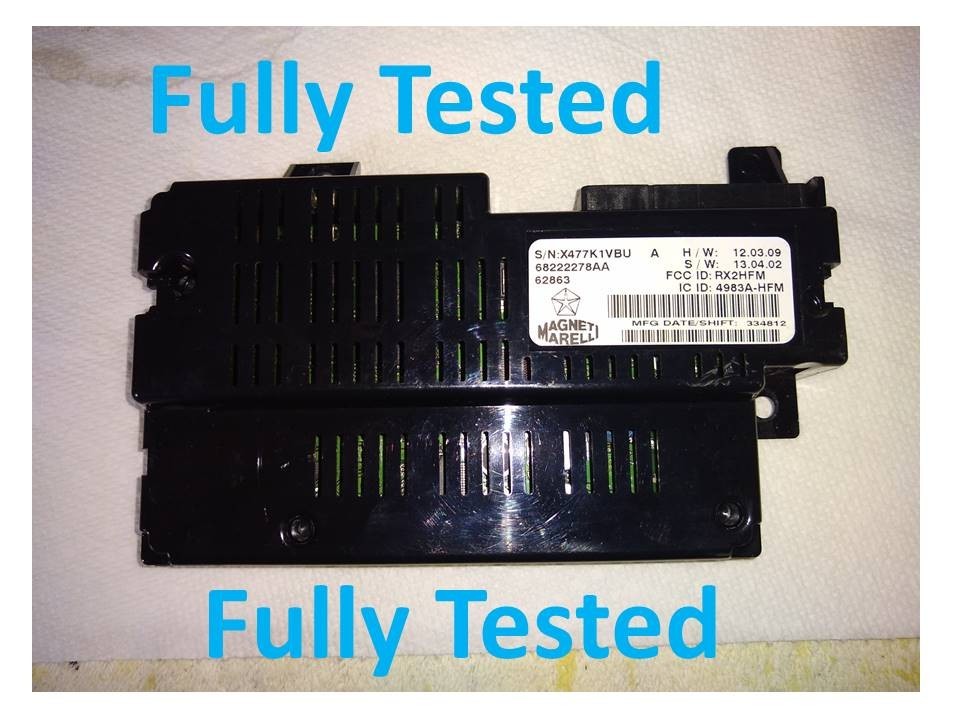 68222278AA 2012 to 14  Dodge Charger/Chrysler 300 HFM Module  Bluetooth Tested