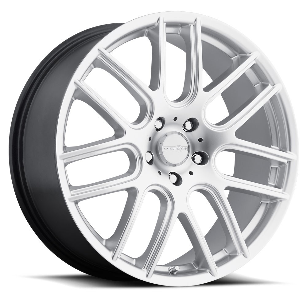 One 19x8 Vision 426H Cross 5x120 38 Hyper Silver Wheel Rim 72.56 One 19x8 Vision 426H Cross 5x120 38 Hyper Silver Wheel Rim 72.56