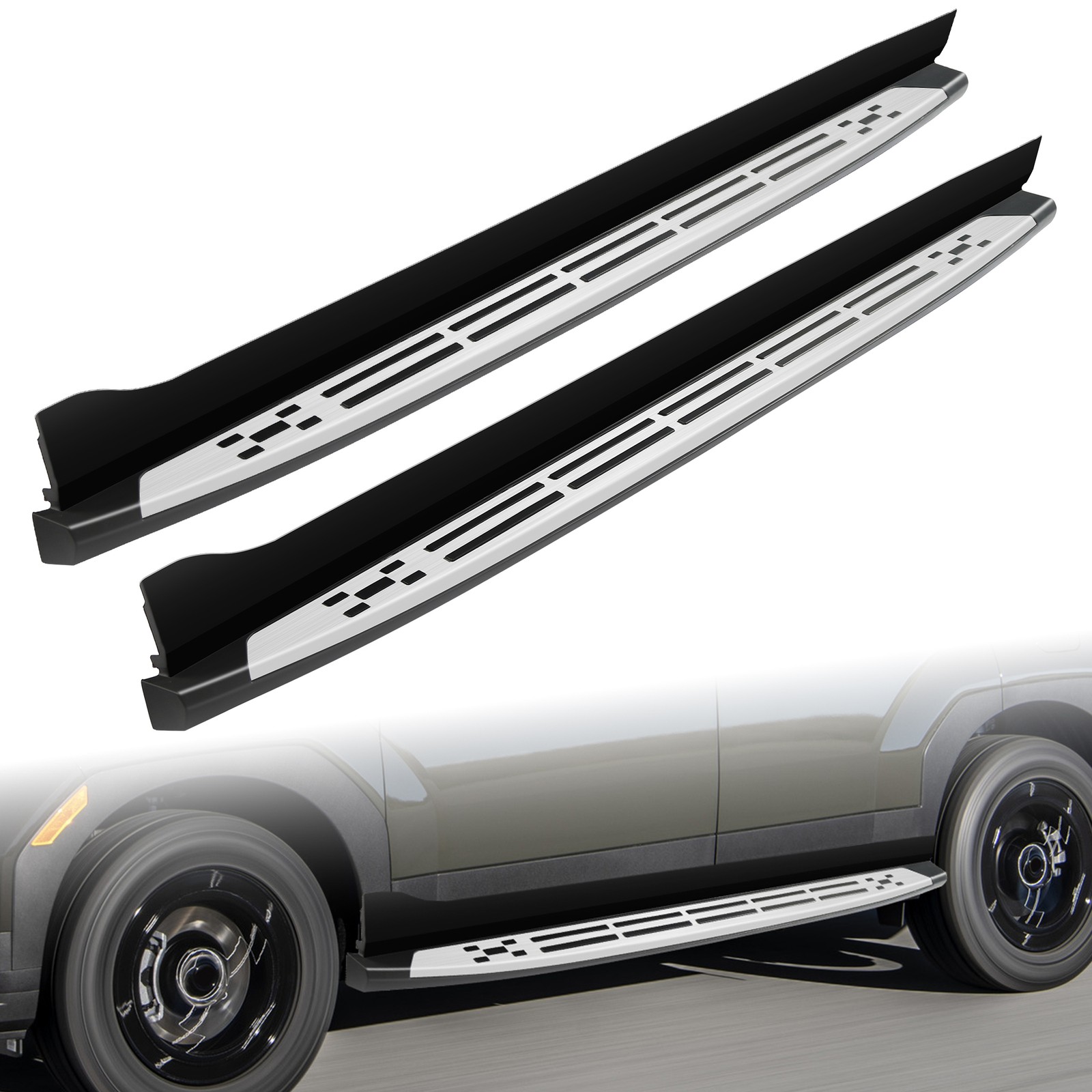 Fits For 2024 2025 2026 Hyundai Santa Fe Fixed Running Boards Side Steps