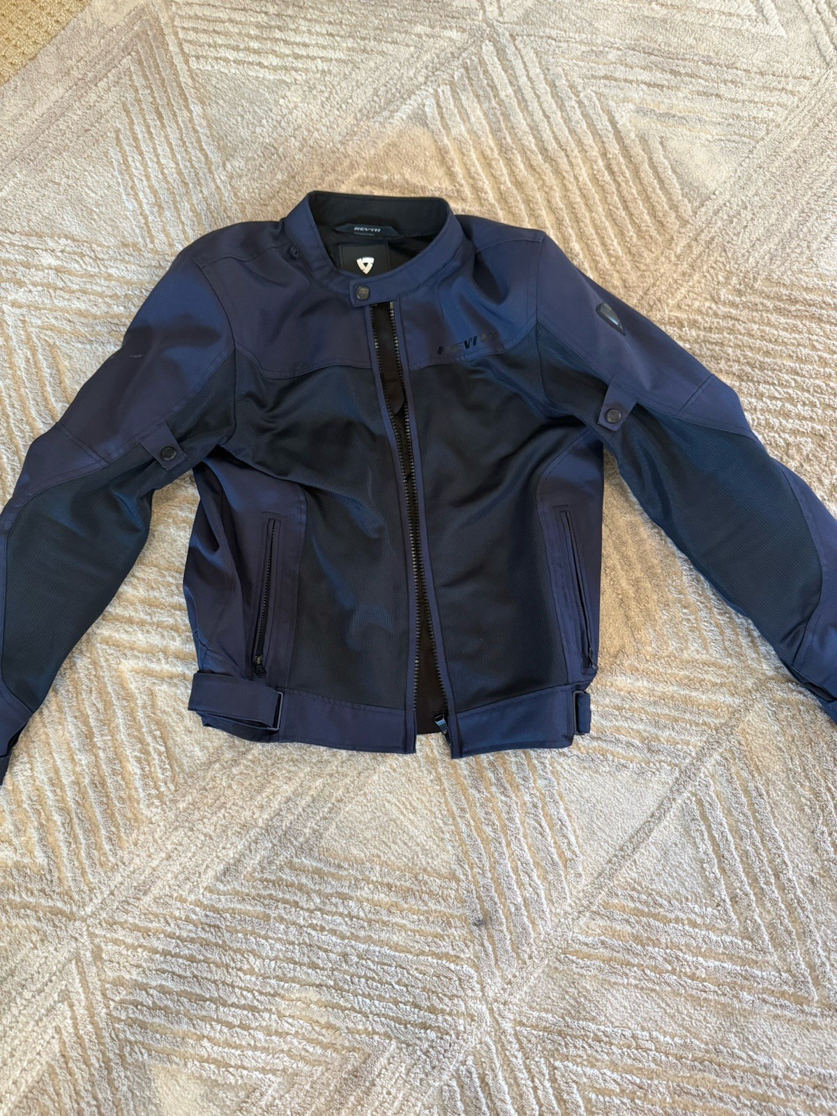 Rev’It Men’s Motorcycle Jacket | Size Large | Navy Blue Rev’It Men’s Motorcycle Jacket | Size Large | Navy Blue