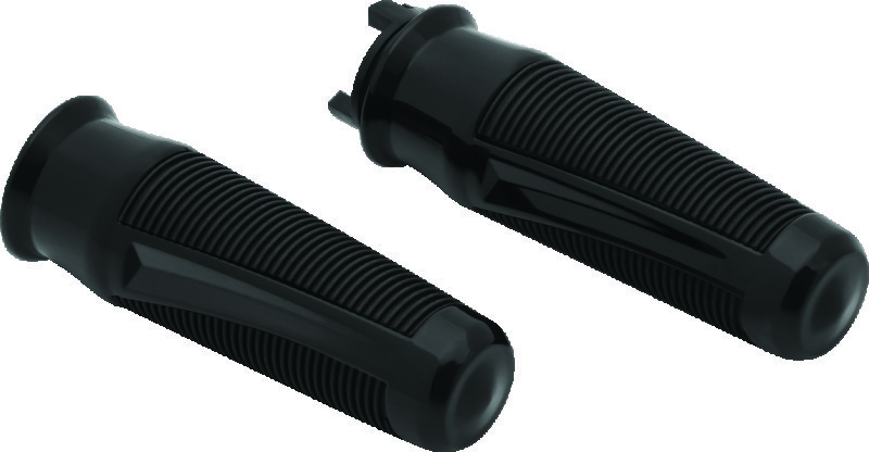 Kuryakyn 5769 Phantom Grips for Indian Black EPDM Rubber