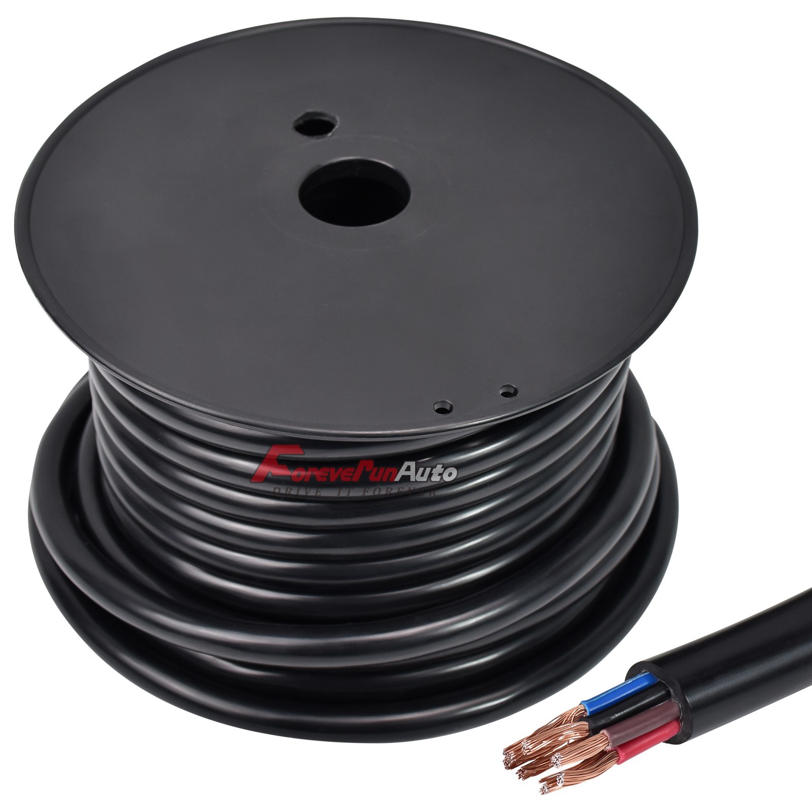( 100 FEET ) 14 Gauge 7 Way Conductor Trailer Wire RV Cable Cord Insulated CCA ( 100 FEET ) 14 Gauge 7 Way Conductor Trailer Wire RV Cable Cord Insulated CCA
