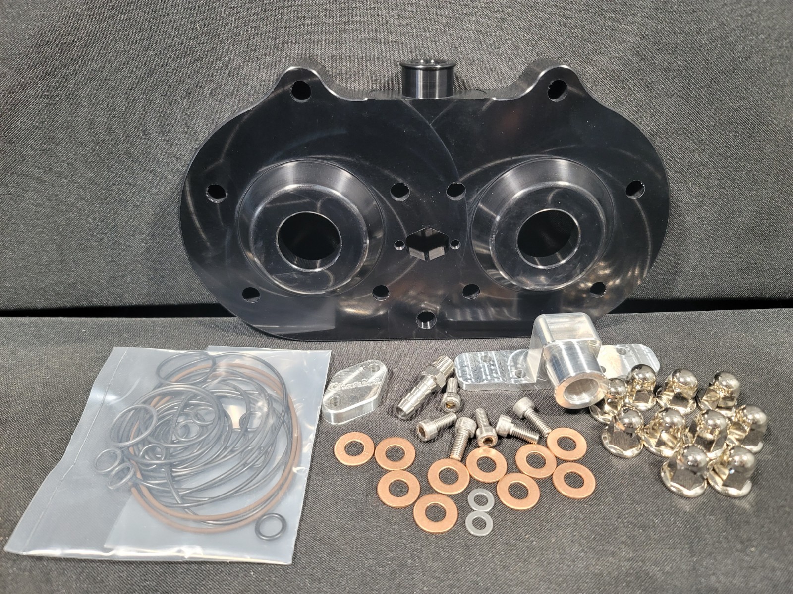 Yamaha Banshee Chariot Black Head Kit with Modquad Domes