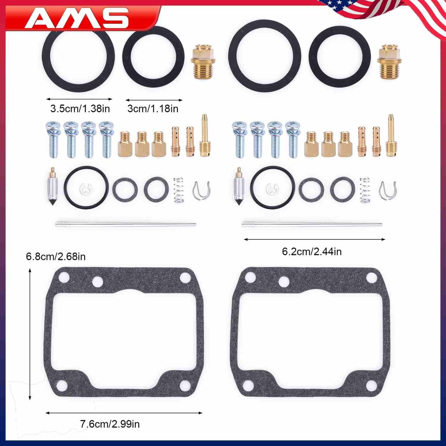 New For Polaris Snowmobile 500 Indy 1996 1997-2000 Carburetor Repair Kit 26-1810