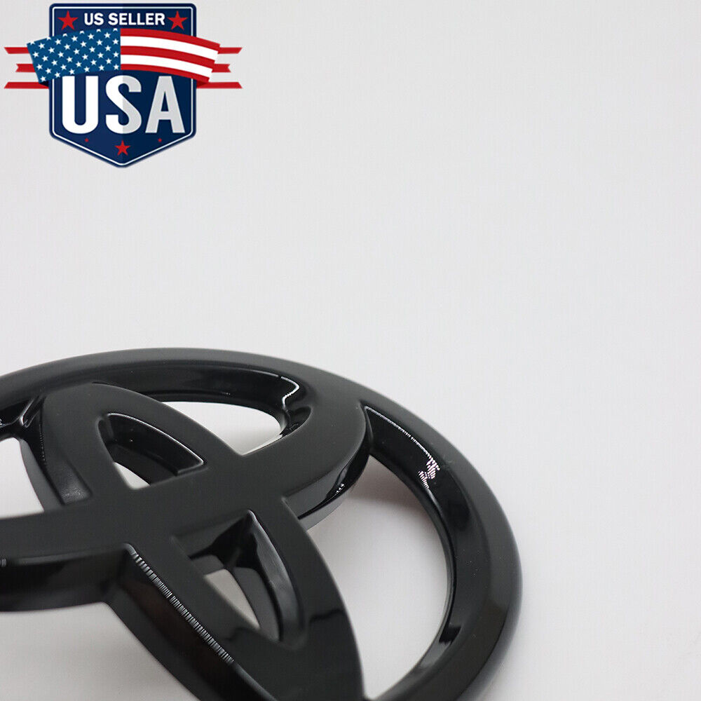 1PCS Gloss Black Out Emblem Overlay Front or Rear For Camry Corolla Universal