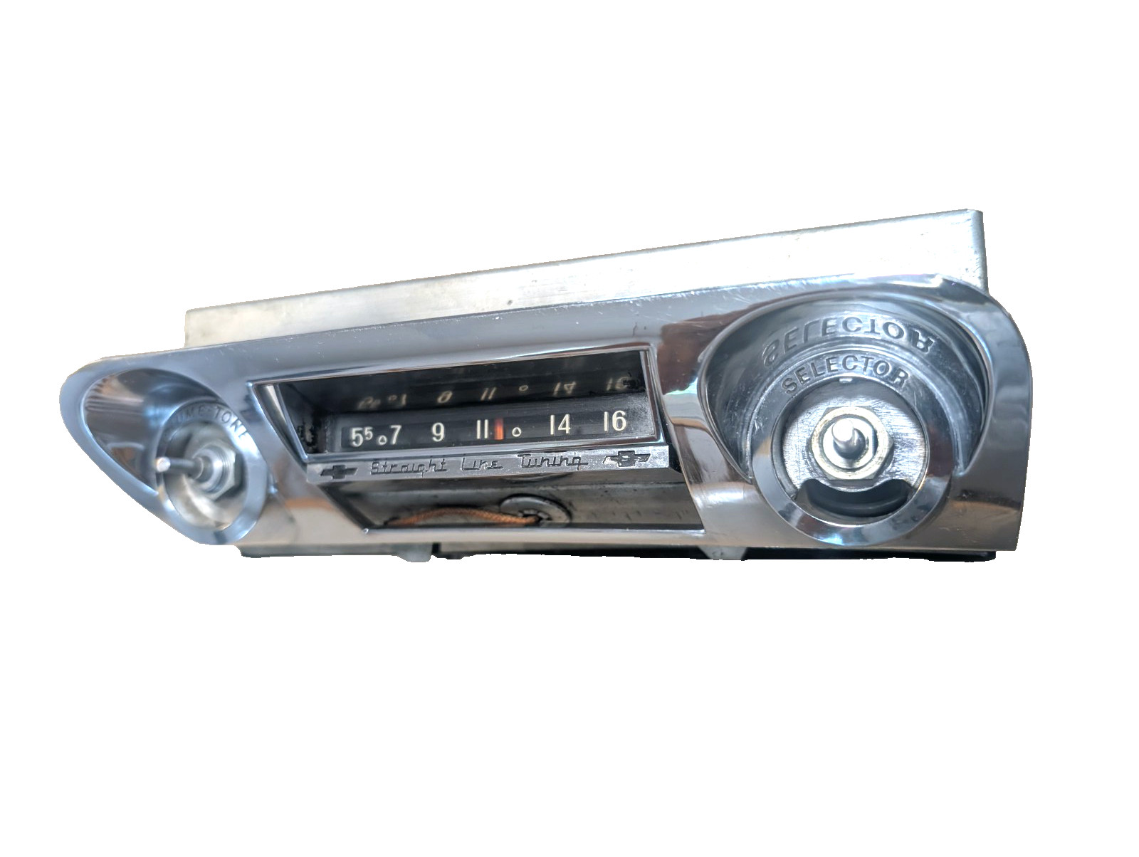 Cosmeticly Excellent 1960 Chevrolet  Radio  Delco, With Chrome Faceplate