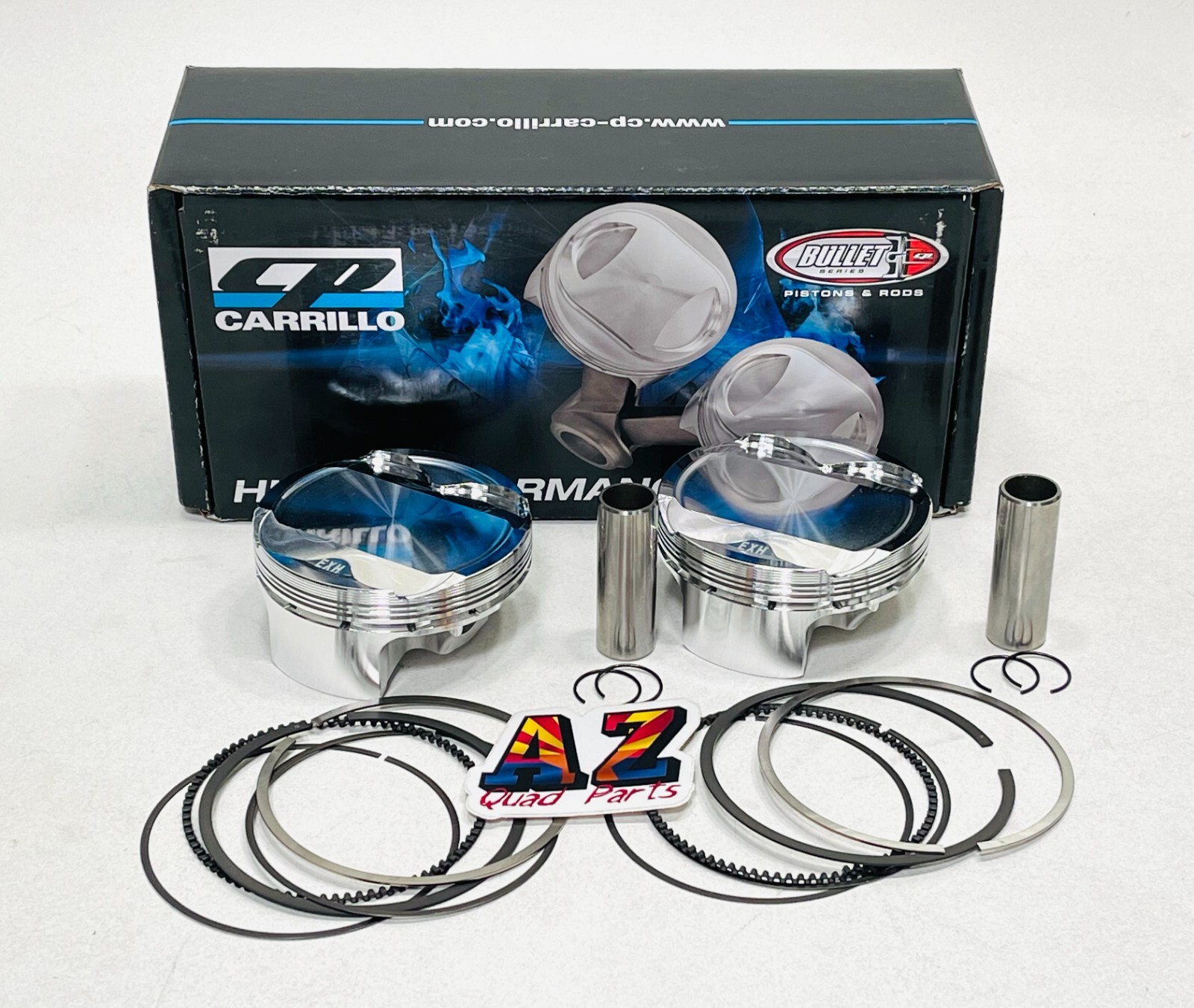 16-22 Polaris RZR XP Turbo 93mm 9.5:1 Stock Bore Cylinder CP Carrillo Pistons