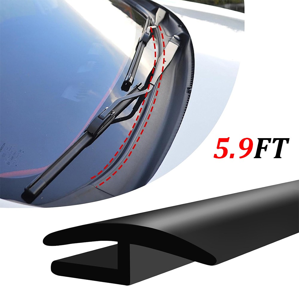 6Ft For BMW Accessories Rubber Front Windshield Panel Seal Strip Moulding Trim 6Ft For BMW Accessories Rubber Front Windshield Panel Seal Strip Moulding Trim