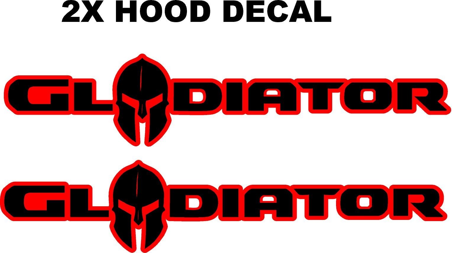 FENDER DECAL PAIR (RIGHT+LEFT) FITS JEEP GLADIATOR