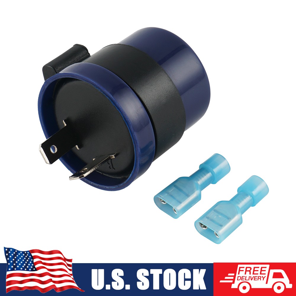 6V-12V 8W Electronic Turn Signal Flasher 2-Prong Relay For Yamaha XT DT CT RT LT
