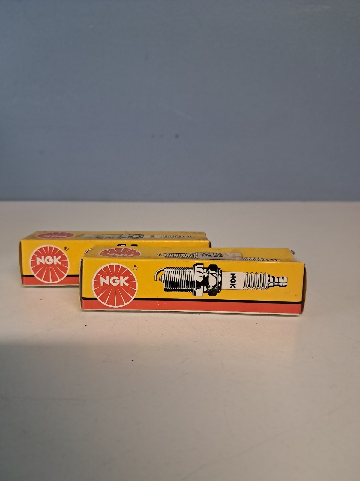 Lot Of 2 NGK Spark Plugs Model BKR7EKC-N Stock# 2095 BMW NOS
