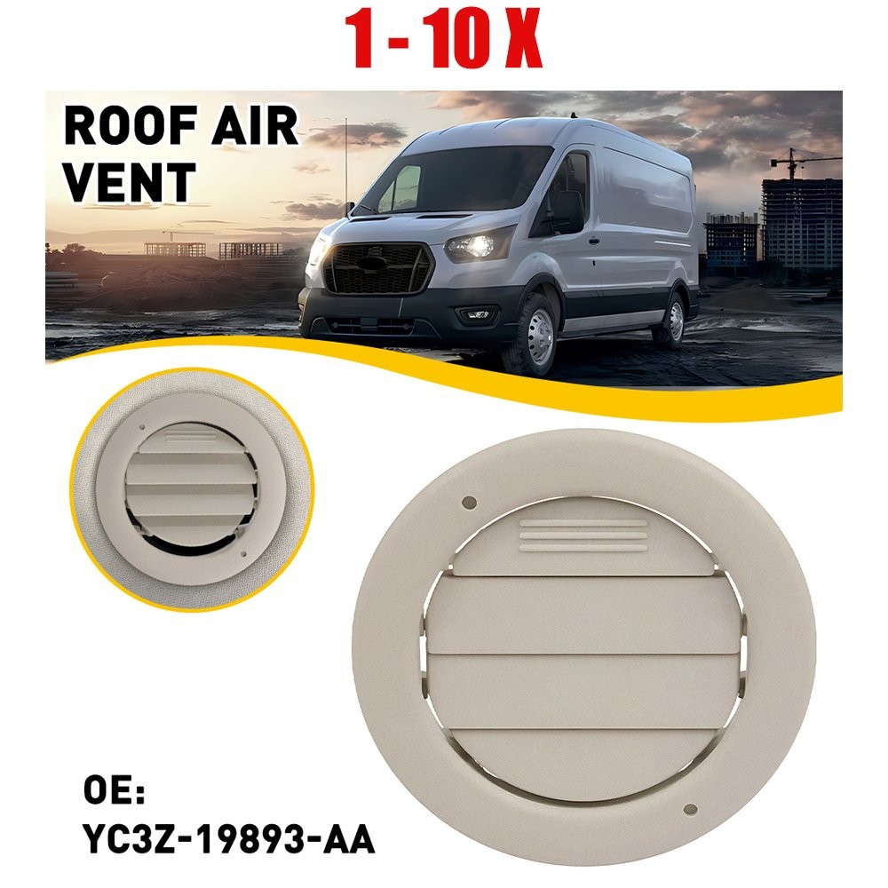 1-10 For 2015-2025 Ford Transit Roof Ceiling Overhead A/C Heater Air Vent Grille