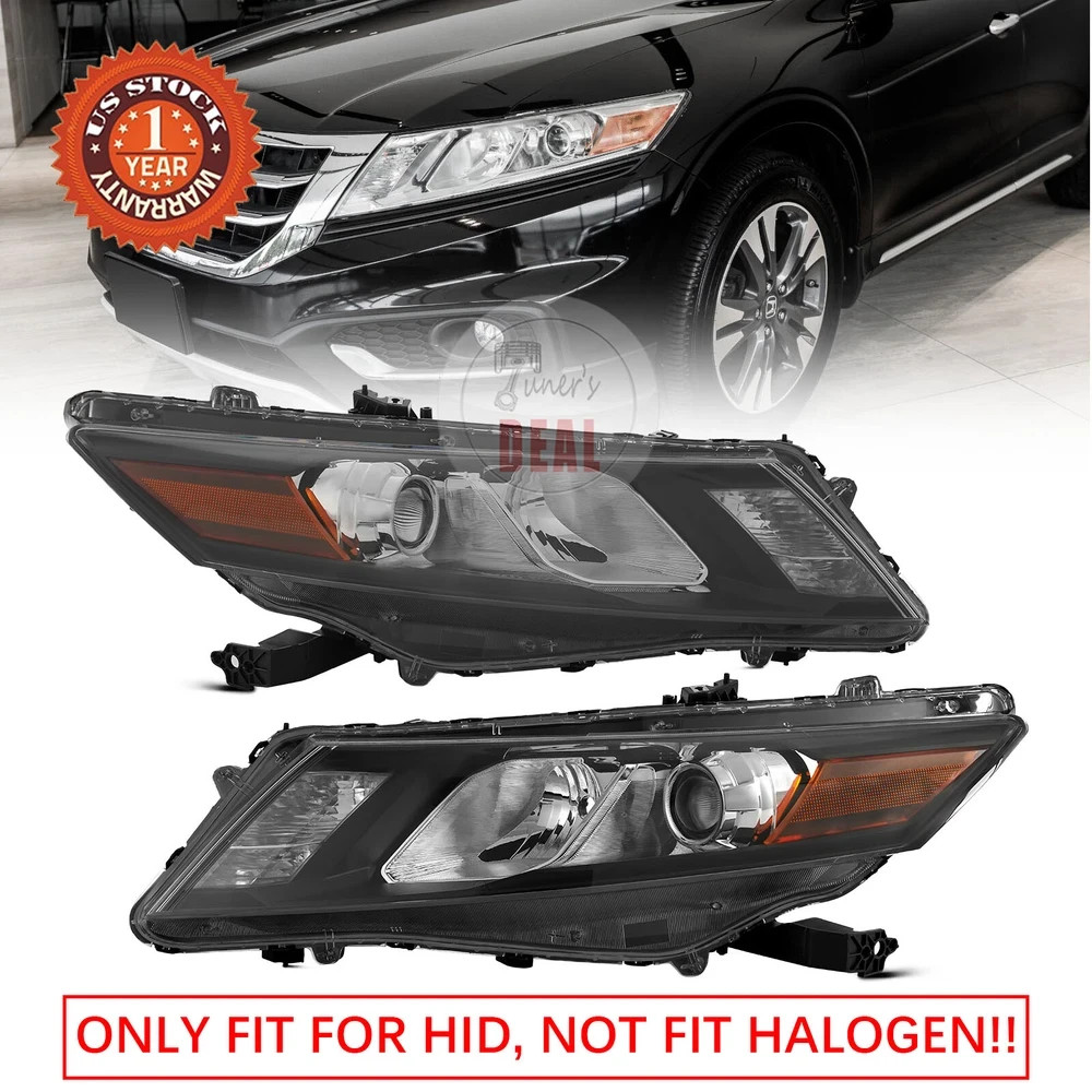 Fit For 2010-2012 Honda Accord Crosstour Front Left & Right HID Headlight