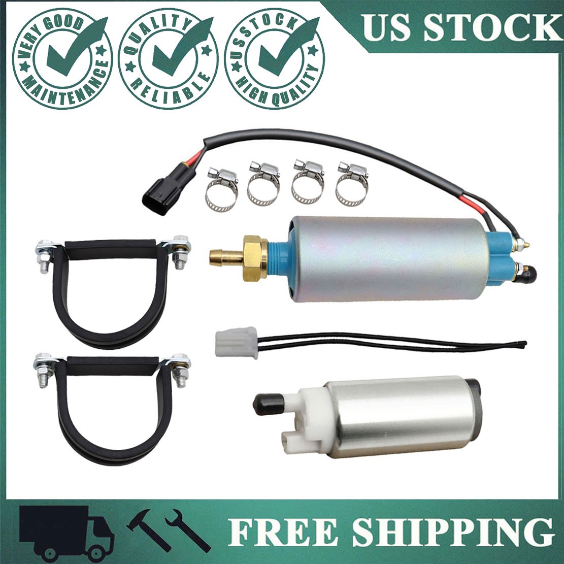 Dual High Low Pressure Fuel Pumps Fits Yamaha VST Outboard 69J-14180-22-00 Dual High Low Pressure Fuel Pumps Fits Yamaha VST Outboard 69J-14180-22-00