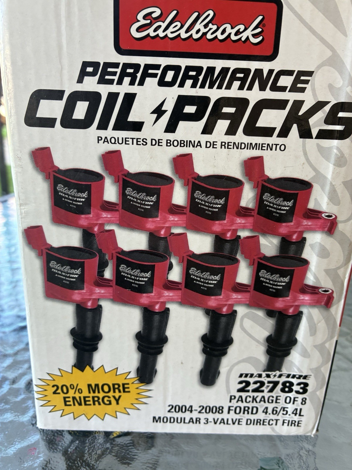 Edelbrock 22783 Max-Fire Ignition Coil Pack Set of 8 Ford 4.6L 5.4L 2004-08