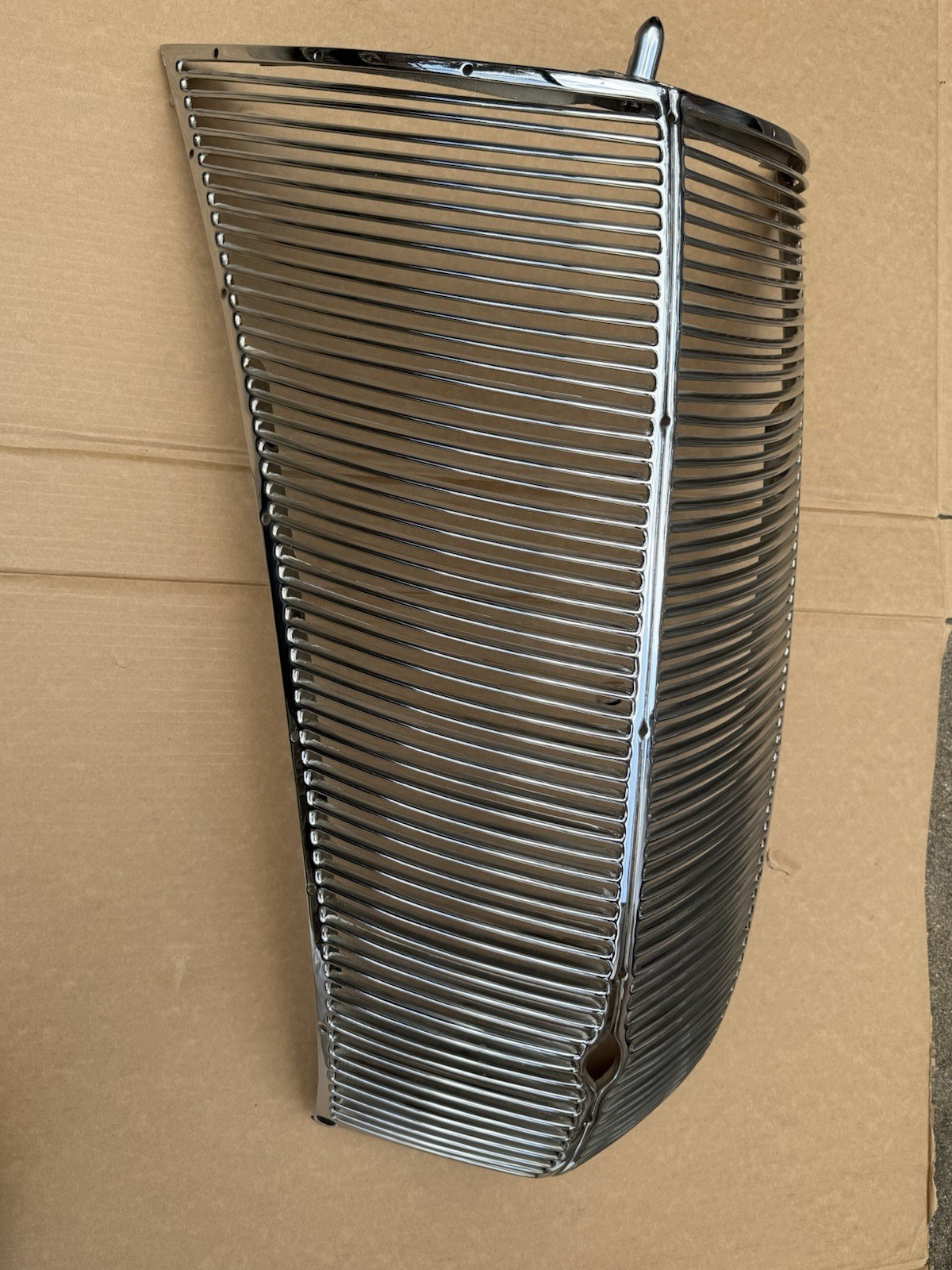 Original 1937 Ford Car Grille Rechromed With Hood Latch