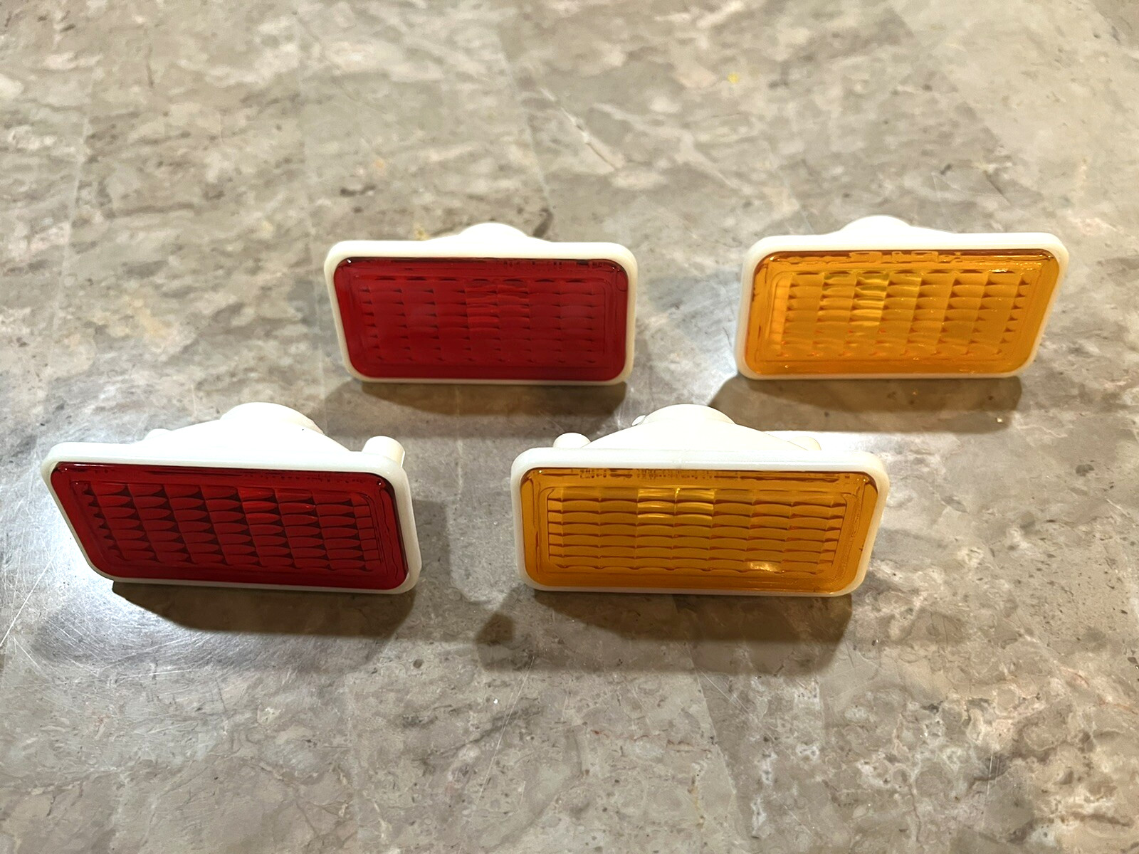 1968 1969 Camaro Impala Nova Corvette Sider Marker lens Set 4 PCS