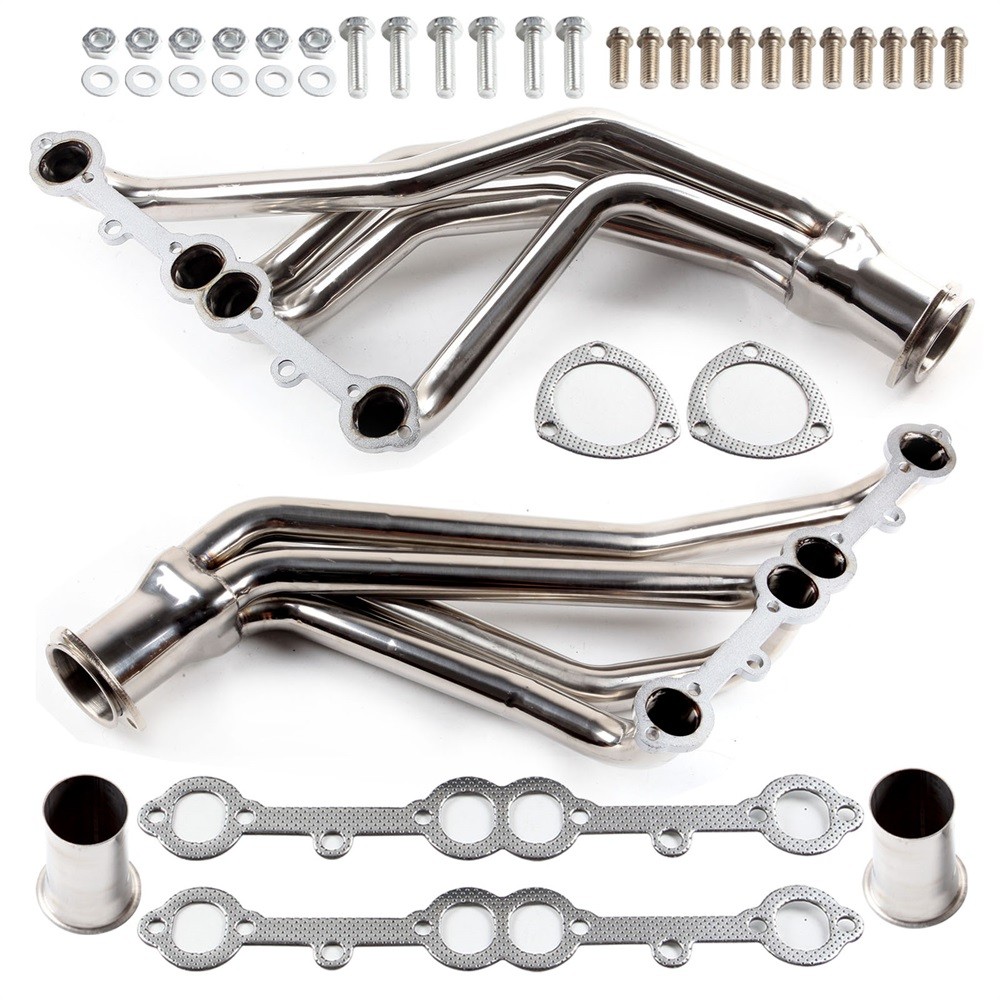 For 63-82 Chevy Corvette C2 C3 Stainless Steel Long Tube Headers V8 305 327 350