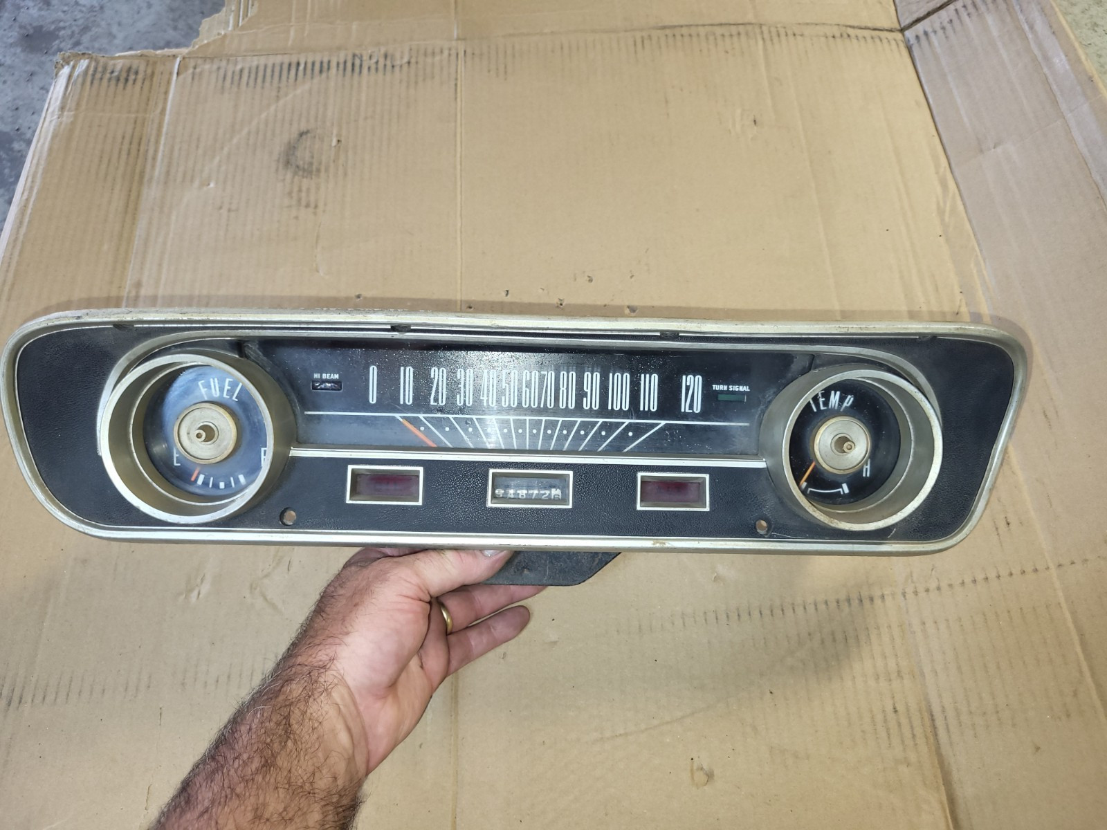 1965 Ford Mustang Falcon Original Speedometer Instrument Gauge Cluster