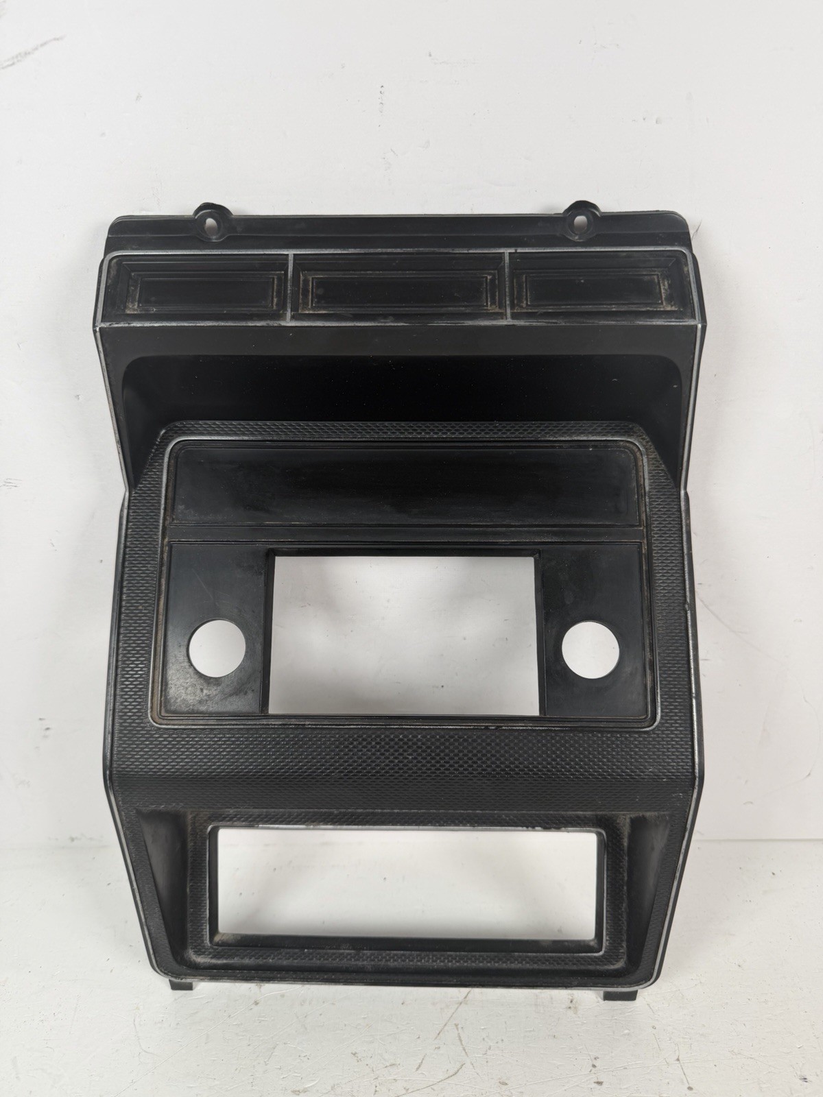 80-86 Black Radio & Heater Bezel Ford F150 F250 F350 Bronco