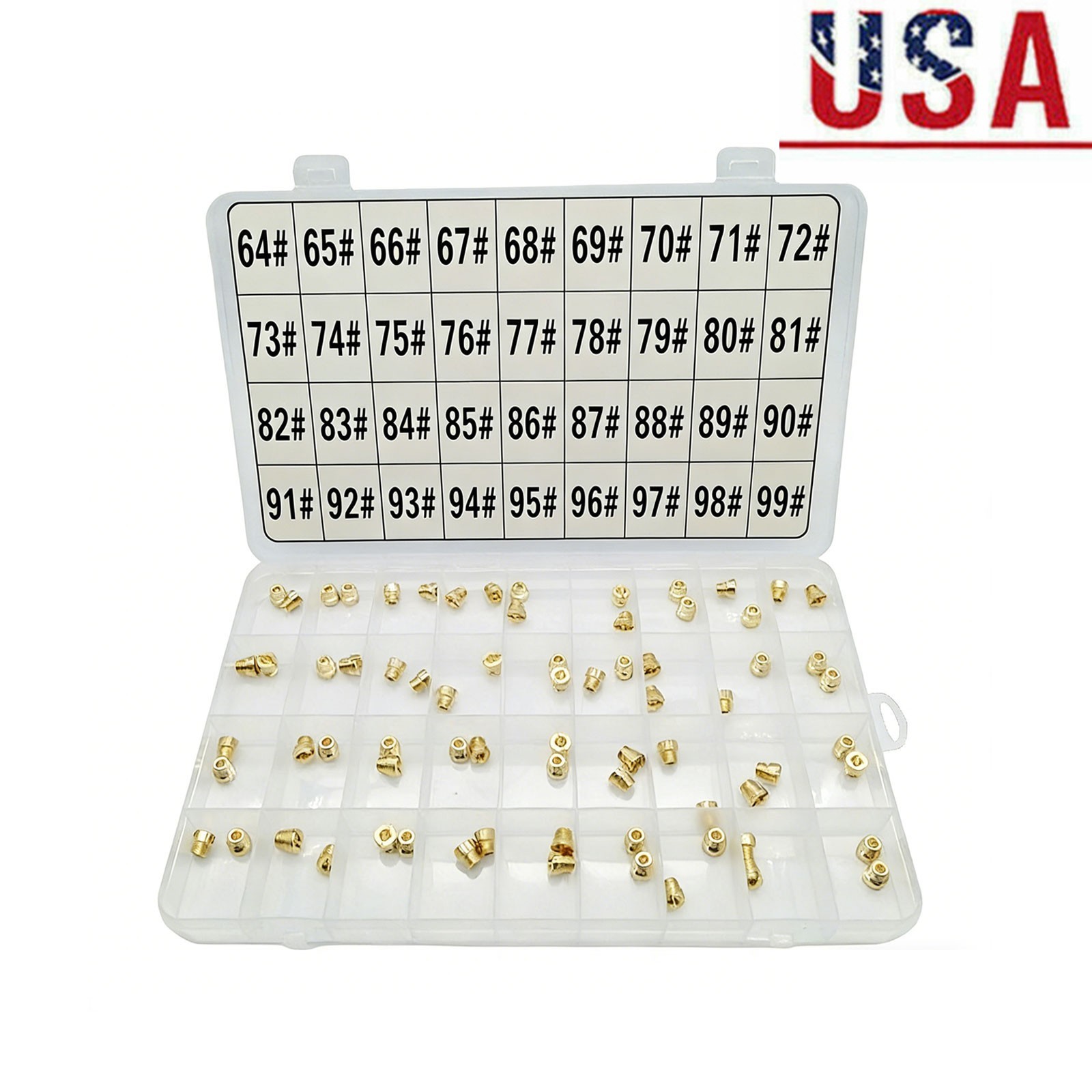 Holley 36-181 Jet Kit Assortment #64-99, Main Jets Kit for 4150/4160 & 230 Carb