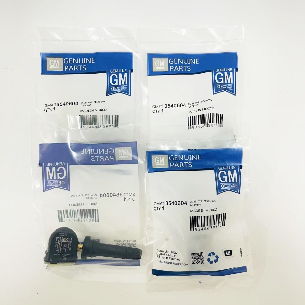 4PCS OEM TPMS 13540601 Tire Pressure Sensor for GM Trucks & Vans US Stock
