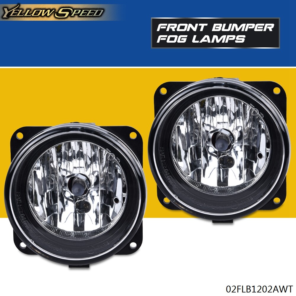 Fit For 03-04 Ford Cobra/2002-2004 Focus Bumper Fog Lights Lamps Clear W/Bulbs