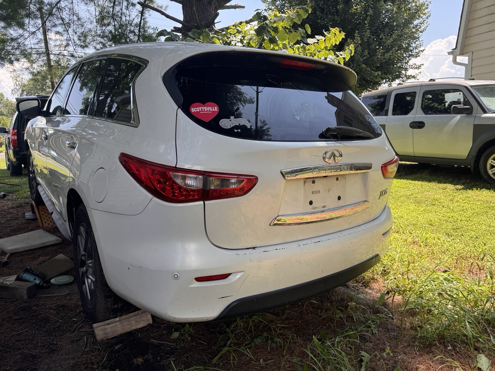 2013-2015 Infiniti JX35 QX60 Tailgate Lift Gate W/ Glass & Harness Paint: QAA