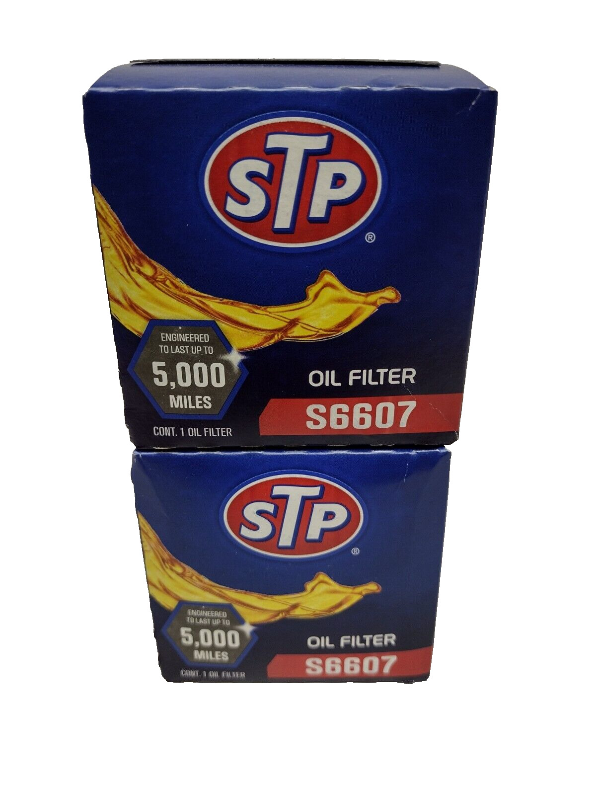 2  X STP Oil Filter 93% Efficiency (S6607)