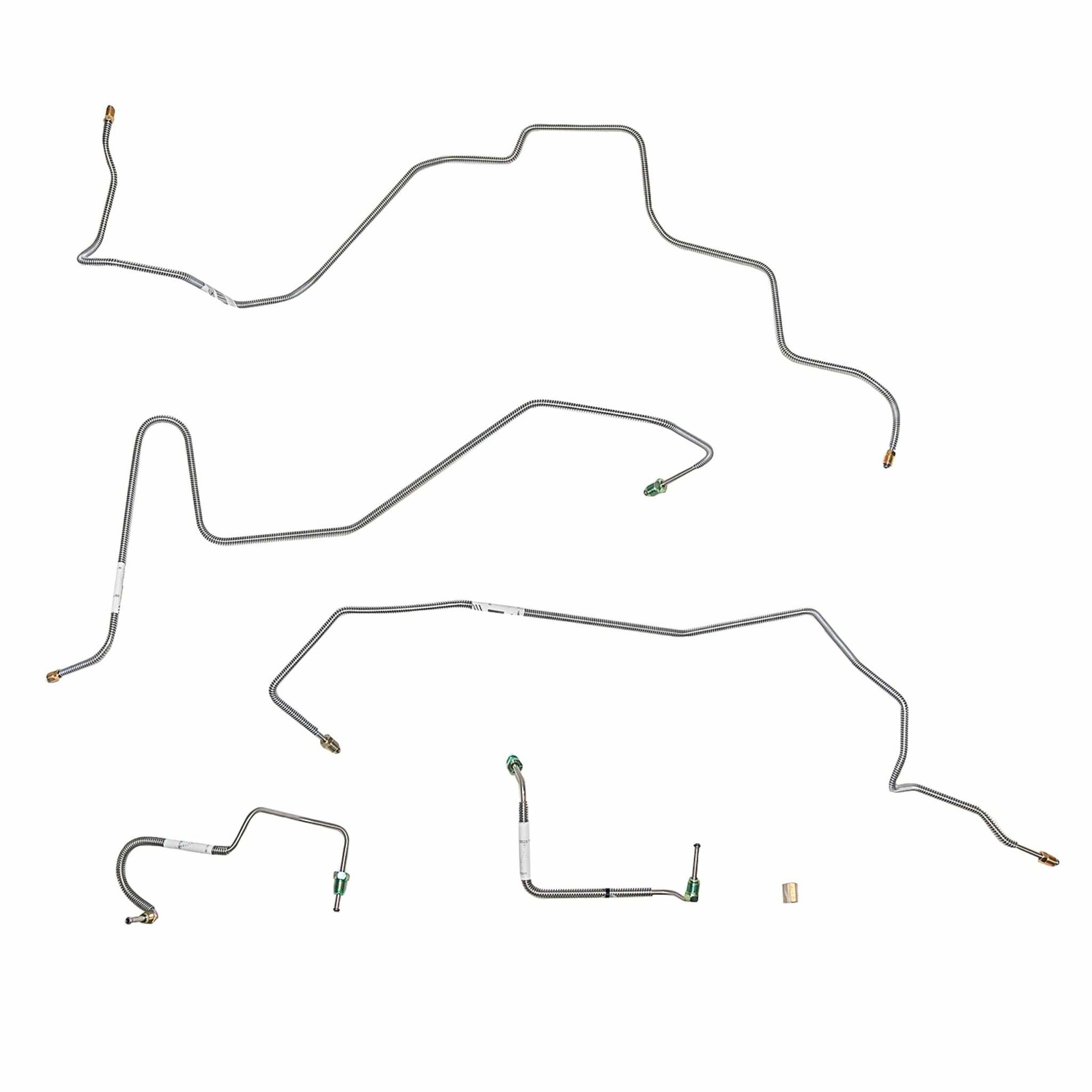 Fits 1998-2001 Ford Ranger Front Brake Lines 4x4 4WABS Steel TKT9842OM