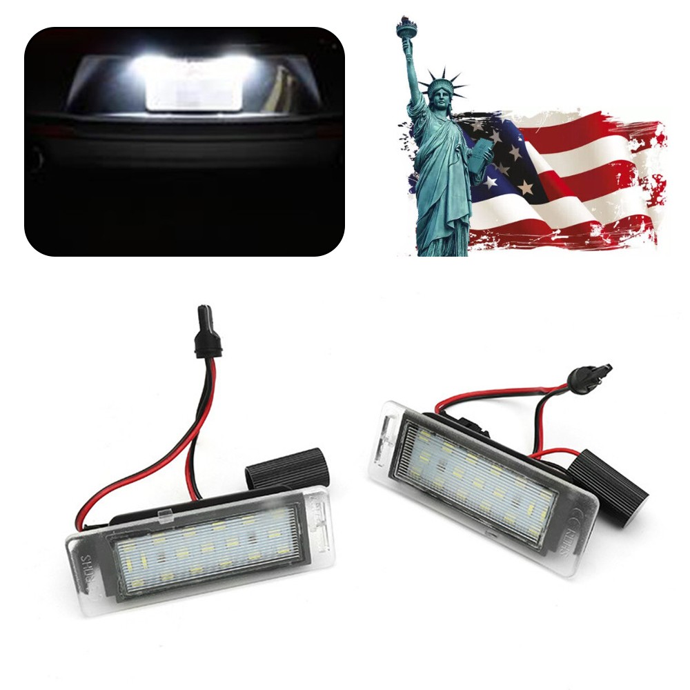 2PCS LED License Plate Lights Lamp For Cadillac CTS 2010-2019 2PCS LED License Plate Lights Lamp For Cadillac CTS 2010-2019