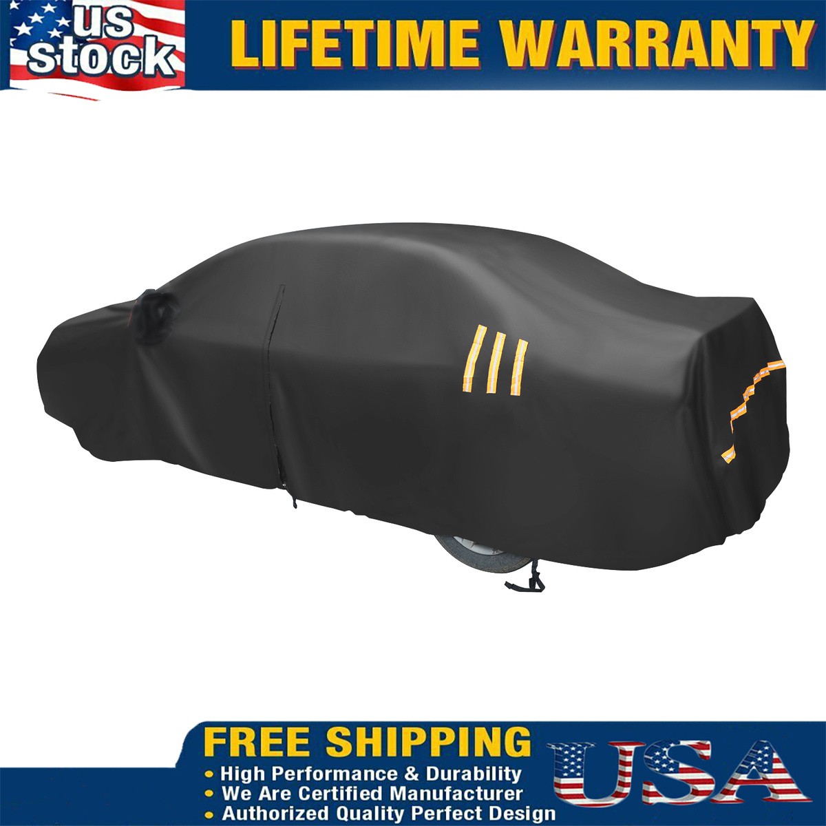 Car Cover Fit 15-16FT Auto Sedan Upgraded 100% Waterproof 100% Waterproof Car Cover Fit 15-16FT Auto Sedan Upgraded 100% Waterproof 100% Waterproof