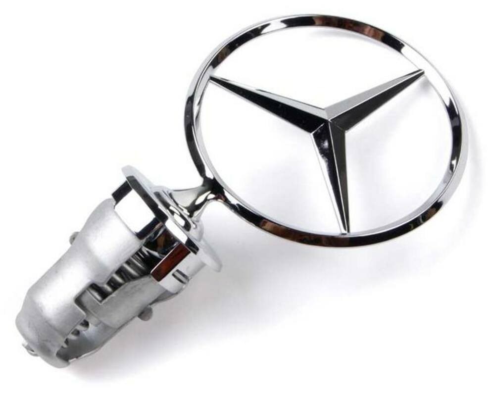 Genuine Mercedes-Benz Hood Emblem Star Ornament (1984-1993) OE 124880008667