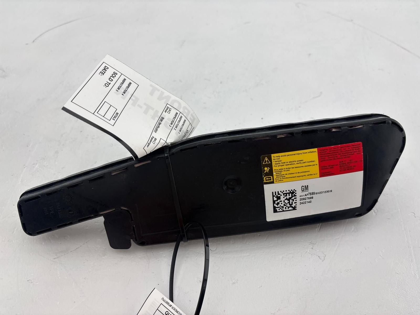 10-17 Chevrolet Equinox Front Right Seat Side Airbag OEM