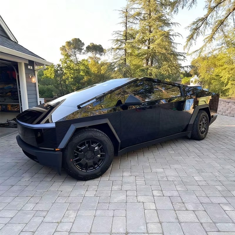 Cybertruck DIY PreCut PPF Paint Protection Film Wrap Changing Gloss Piano Black