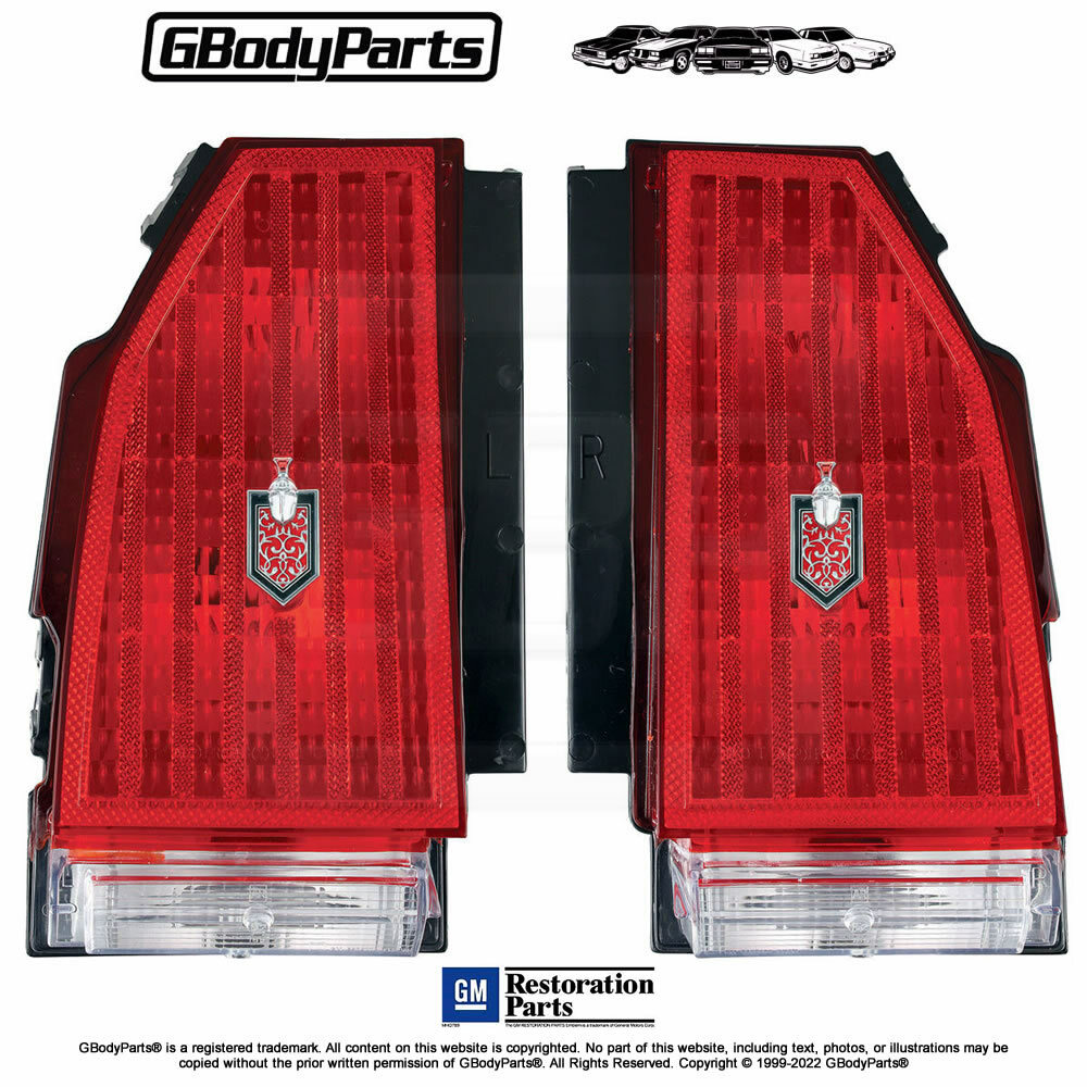 81* 1983-86 Monte Carlo SS Tail Light Backup Lamp Lens Assembly 2 metal Emblems 81* 1983-86 Monte Carlo SS Tail Light Backup Lamp Lens Assembly 2 metal Emblems